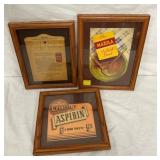 FRAMED ADV. ASPRIN,MAZOLA