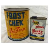1PT AND 1G. FRONT CHEK, BRAKE FLUID