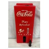 VINTAGE COCA COLA BANK W/ MINI BOTTLES 