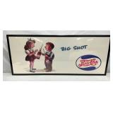 FRAMED PEPSI DOUBLE DOT CB BIG SHOT!