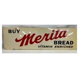 SST EMB. 1953 MERITA BREAD SIGN