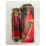 EARLY PRESTO FIRE EXTINGISHER W/ BOX