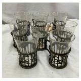 SET 8 EARLY COCA COLA SODA SHOP GLASSES