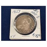 LOT 540 1827 50C. CAPPED BUST