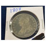 LOT 546 1808 50C SILVER BUST