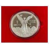 LOT 548 1991 1 OZ SILVER LIBERTAD