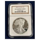 LOT 551 2006 W PF70 SILVER EAGLE