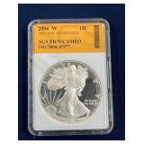 LOT 555 2006 W PR70 SILVER EAGLE