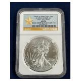 LOT 558 2012 W MS70 SILVER EAGLE