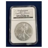 LOT 563 2006W MS69 SILVER EAGLE