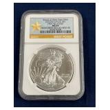 LOT 564 2012 W MS69 SILVER EAGLE