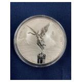 LOT 574 2022 5 OZ SILVER REV. LIBERTAD