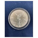 LOT 585 20107 1 OZ SILVER LIBERTAD