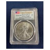 LOT 590 2018W MS70 SILVER EAGLE