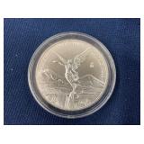 LOT 599 20107 1 OZ SILVER LIBERTAD