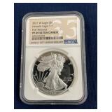 LOT 627 2021 W PF69 SILVER EAGLE