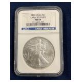 LOT 630 2010 MS69 SILVER EAGLE
