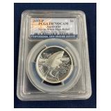 LOT 641 2015P PR70 SILVER GREAT WHITE