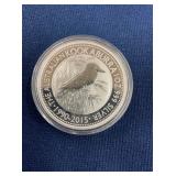 LOT 650 2015 1 OZ SILVER KOOKABURRA
