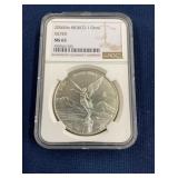 LOT 651 2006 1 OZ SILVER MS65 LIBERTAD