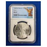 LOT 658 1982 1 OZ MS67 SIVER LIBERAD