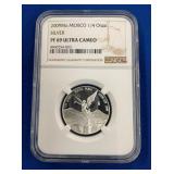 LOT 667 2009 1/4OZ SILVER PF69 LIBERTAD