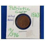 LOT 6881863 PATRIOTIC WILSON MEDAL