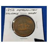 LOT 692 1852 METROPOLITAN TOKEN
