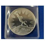 LOT 709 2020 1 OZ SILVER LION KING