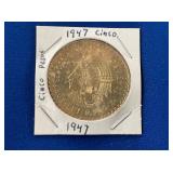 LOT 717 1947 CINCO PESES