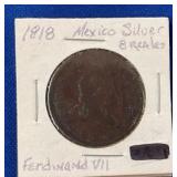 LOT 730 1818 MEXICO S 8 REALES