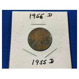 LOT 743 1955D 1C