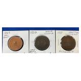 LOT 745 1832, 1837, 1862 TOKENS