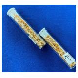 LOT 759 (2) TUBES GOLD SHAVINGS