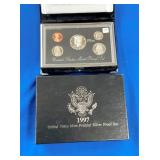 LOT 770 1997 US MINT SILVER PROOF SET