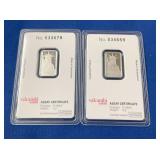 LOT 782 (2) 5G. CREDIT SUISSE PLANTINUM