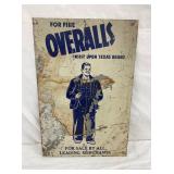 SST OVERALLS SIGN NICE GRAPHICS 12X18