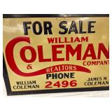 EARLY SIGN W/ 4 DIGIT PHONE NUMBER