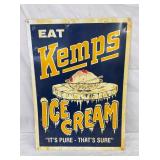 SST KEMPS ICE CREAM SIGN 20X27