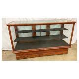 NICE 6FT. OAK FLOOR MODEL SHOWCASE