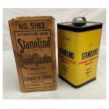 1G. STANOLIND CAN W/ ORIG. BOX