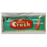 SST ORANGE CRUSH SIGN W/ BOTTLE