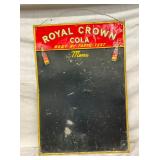 SST ROYAL CROWN MENU 1948