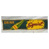 1941 SST EMB. DRINK SQUIRT TACKER SIGN