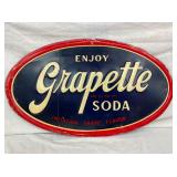 SST EMB. GRAPETTE SODA SIGN 27X16
