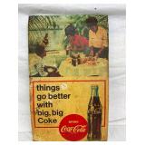 EARLY SST DRINK COKE SIGN W/ FAMILY