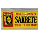 SST EMB. SAKRETE SIGN W/ BAG
