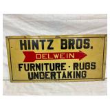 SST HINTZ BROS FURN SIGN 24X12