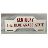 KY BLUE GRASS STATE TAG TOPPER