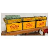 GROUP EARLY WOODEN COCA-COLA CRATES